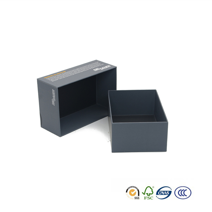 two pieces foldable box