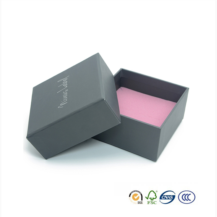 jewelry paper box with foam inlay