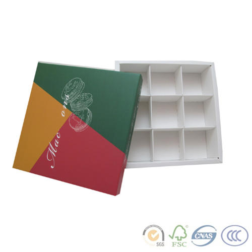 chocolate packaging box with divider tray