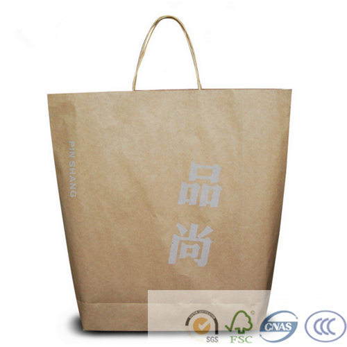 brown kraft paper bag