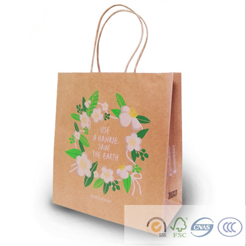 recyled brown shopping bag